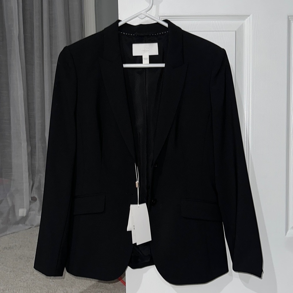 Boss by Hugo Boss Julea Stretch Wool Jacket